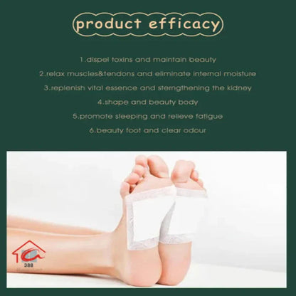 100% Merbal & Gentle Ingredient Detox Foot Pads (BUY 1 GET 1 FREE )